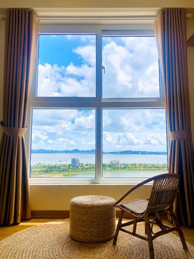 BunHomestay ☆ SEA-View BEDROOM 3BR/apt☆Netflix+Pool☆Near Harbour – Foto 9
